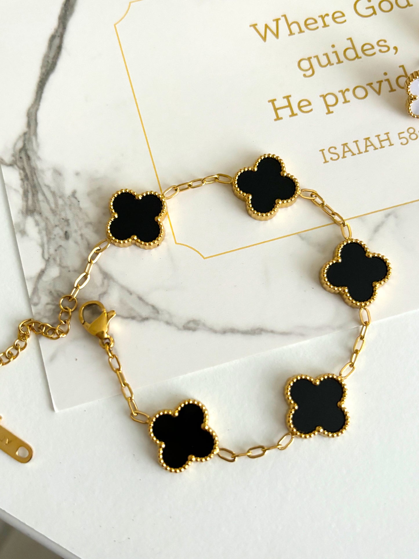 BLACK CLOVER BRACELET